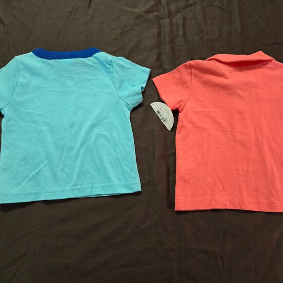 T-Shirt Bundle Whale All Star Infant Boy Embroidered Design 100% Cotton New NWT - Picture 2 of 11